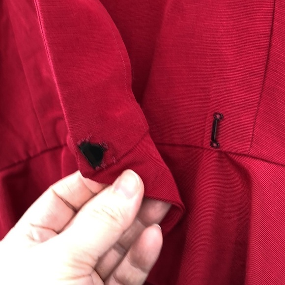 Vtg 80s Top Jacket High Low Peplum Size M Edwardian Victorian Style - Picture 6 of 7